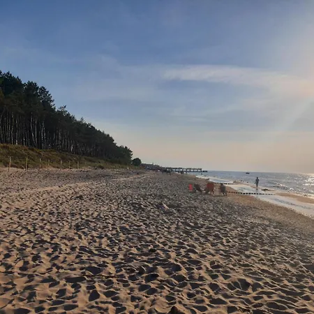 Hébergement de vacances Morski Zakatek - Komfortowe 150 M Od Plazy Chłopy